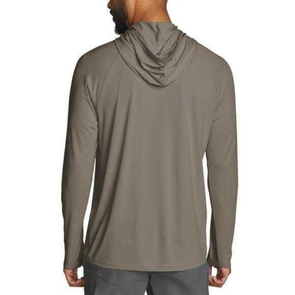 Eddie Bauer Men’s Performance  Hoodie Lightweight Long Sleeve, UPF 50+ - Picture 2 of 4